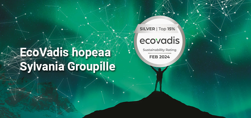 Sylvania Group sai hopeaa EcoVadis-vastuullisuusarvioinnissa