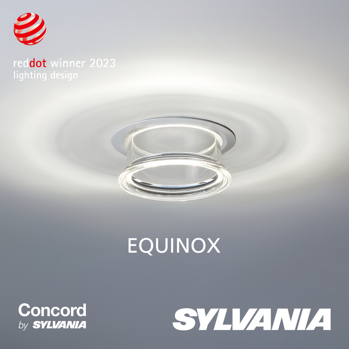 Sylvania Lighting voitti Red Dot Design Award -palkinnon Equinox LED -alasvalolle