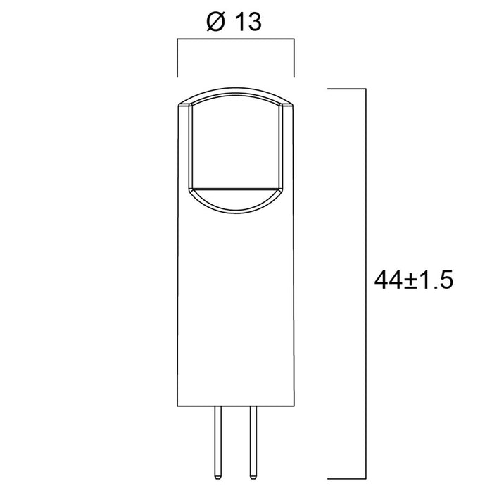 2.4W, 300lm, ToLEDo 12V AC/DC, G4, 16x44mm, LED lamp Sylvania