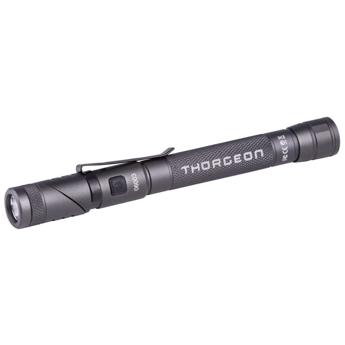 3W, 150lm, Strong Flashlight, IPX5, 2xAAA (Not included), LED Flashlight THORGEON