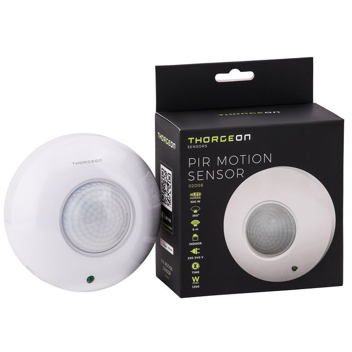 PIR Motion detector 6m MAX 1200W IP20 THORGEON