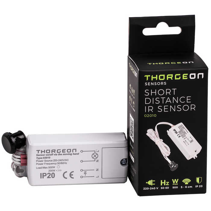 Short-range infrared detector 5-6cm MAX 500W IP20 THORGEON