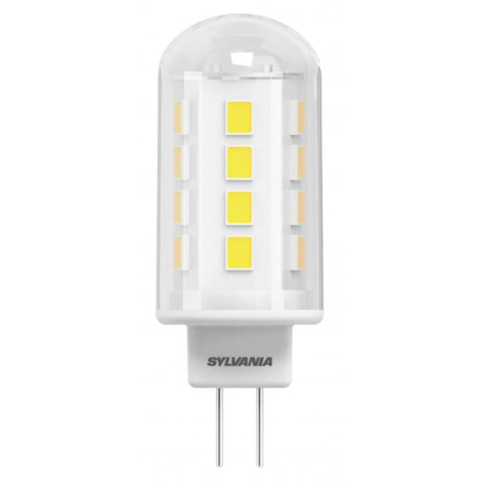 1.9W, 200/220lm, ToLEDo 12V AC/DC, G4, 16x45mm, LED lamp Sylvania