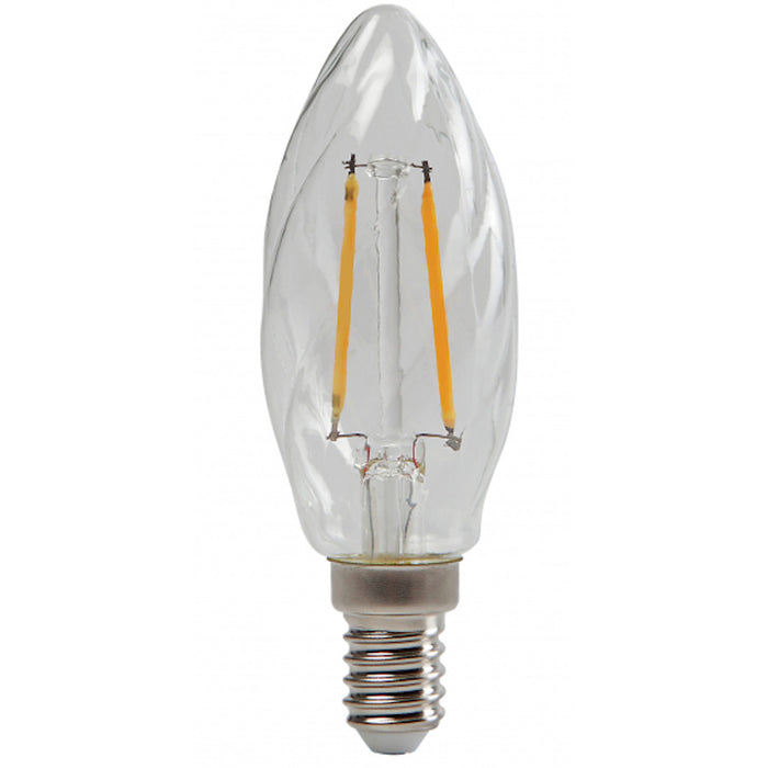 2.5W, 250lm, ToLEDo Retro Candle, E14, 2700K, 35x97mm, Spiral, LED lamp Sylvania