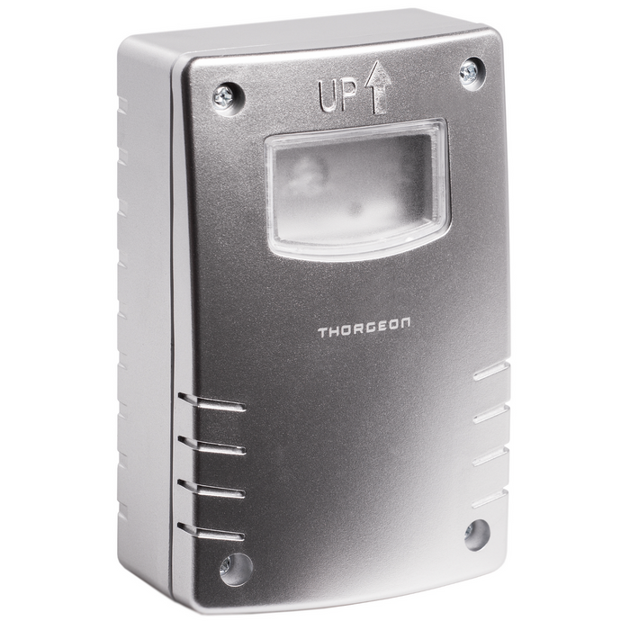 Twilight switch with automatic control MAX 1200W IP44 Silver THORGEON