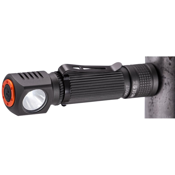 3W, 130lm, Head Strong Flashlight IPX5, USB-ladattava 750mAh paristo, LED Taskulamppu THORGEON