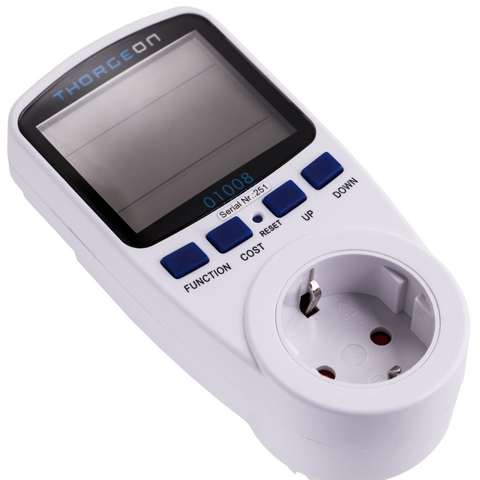 Socket energy consumption meter 16A EU THORGEON