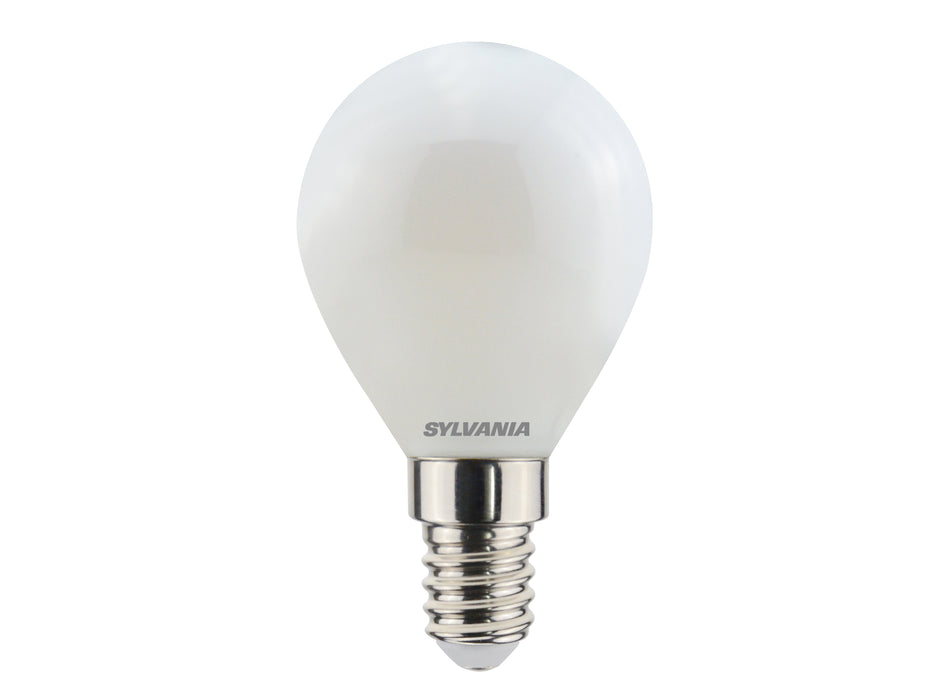 4.5W, 470lm, ToLEDo Retro Ball, G45, E14, 2700K, 45x80mm, Satin, LED Lamp Sylvania