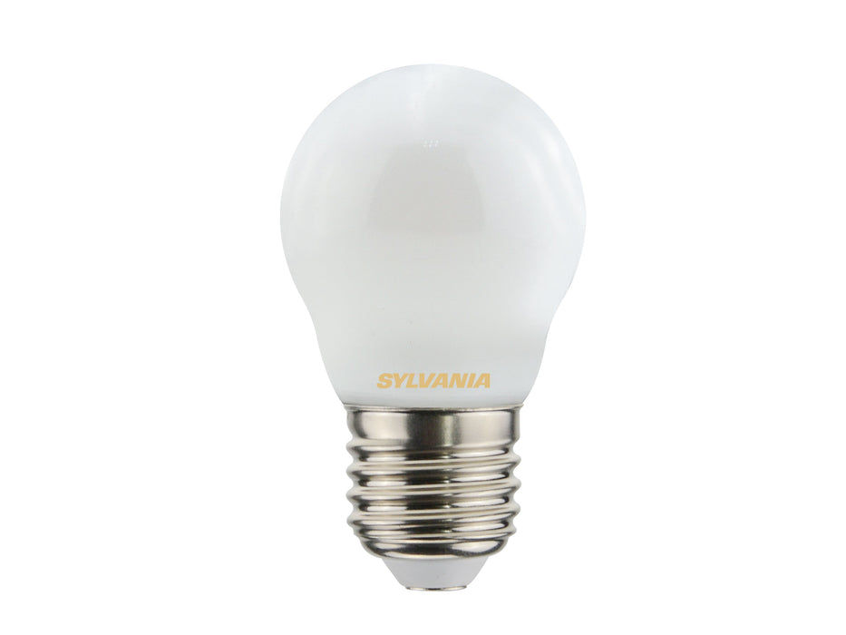 6W, 806lm, ToLEDo Retro Ball, G45, E27, 2700K, 45x78mm, Satiini, LED Lamppu Sylvania