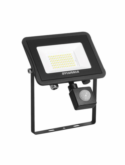 46W, 5000lm, Start Flood PIR version IP54, 4000K, LED spotlight Sylvania