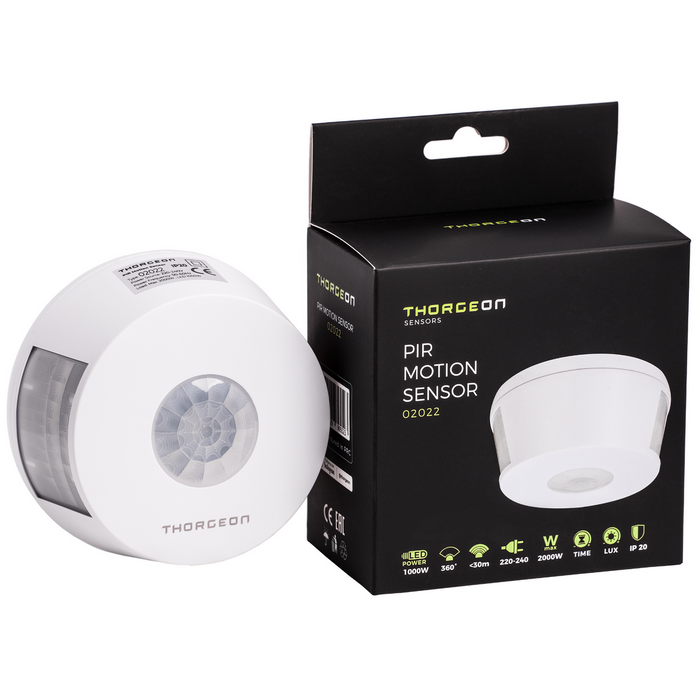 PIR Motion detector MAX 1000W IP20 THORGEON