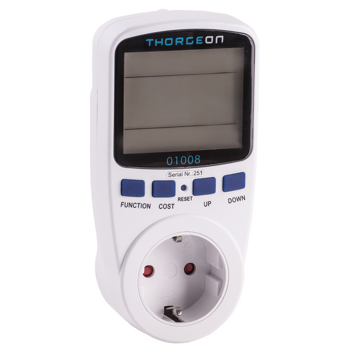 Socket energy consumption meter 16A EU THORGEON