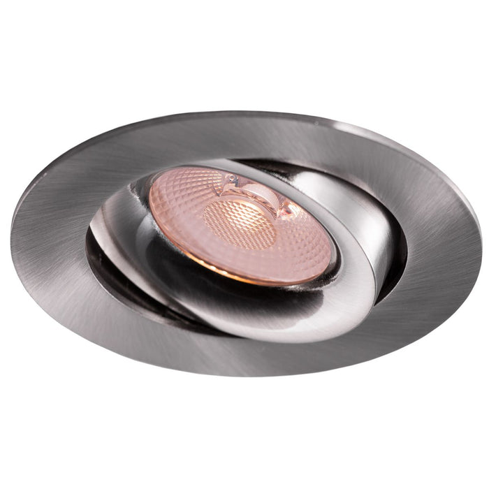 10W, 800lm, LED Downlight, DIM, CCT, IP44, 83-88mm, Nickel LED Downlight THORGEON