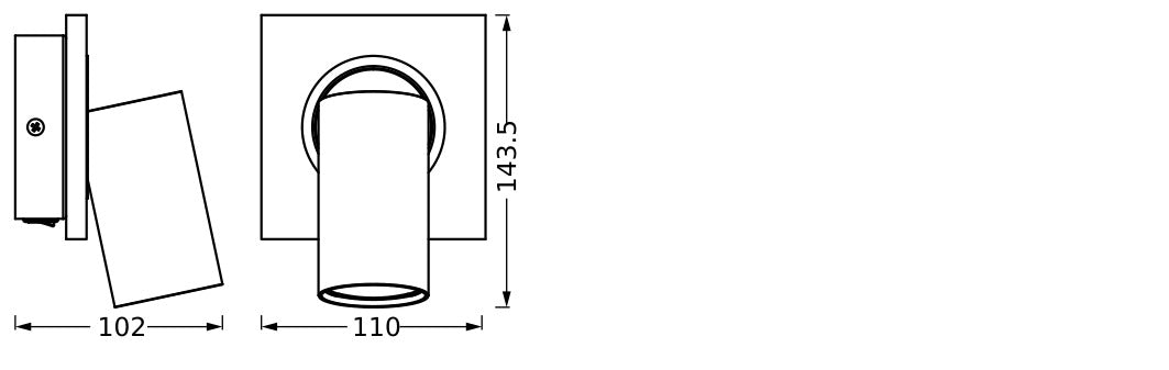 3.40W, 230lm, Decor Spot Mercury DIM, GU10, 2700K, IP20, IK03, Decorative LED Spot Light LEDVANCE