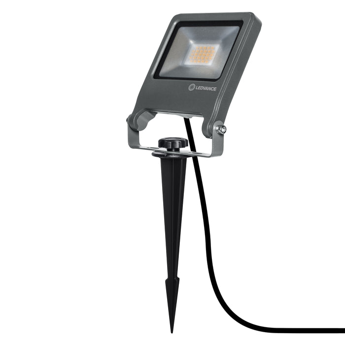 20W, 1700lm, ENDURA Garden Flood Spike, 3000K, IP65, IK03, LED Ulkovalaisin LEDVANCE