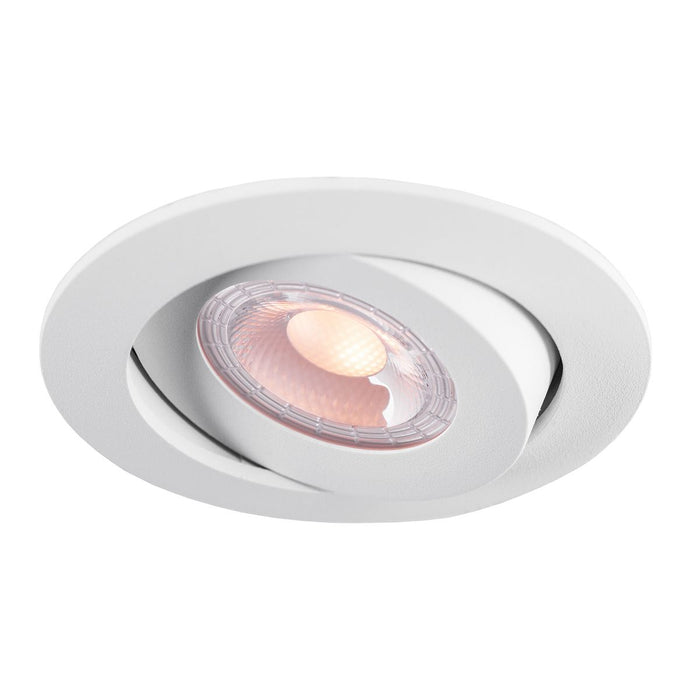 5W, 400lm, LED Slim Downlight, IP44, DIM, CCT, 70-75mm, White LED Downlight THORGEON