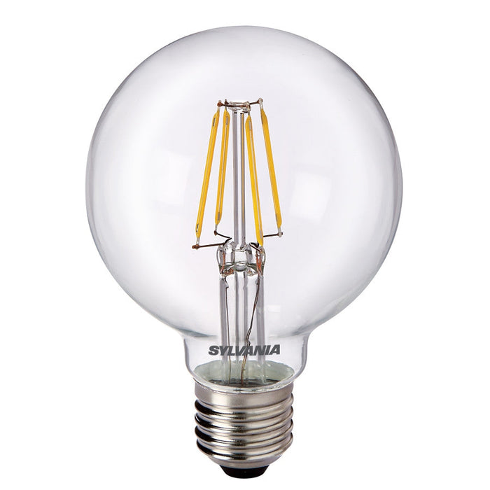 6W, 640lm, ToLEDo Retro Globe G80, E27, 2700K, 80x122mm, LED lamp Sylvania