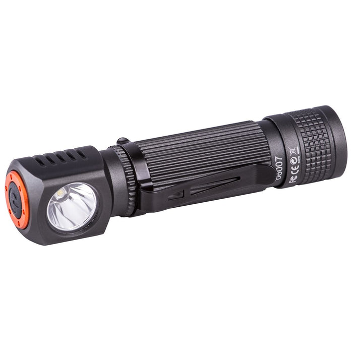 3W, 130lm, Head Strong Flashlight IPX5, USB-ladattava 750mAh paristo, LED Taskulamppu THORGEON