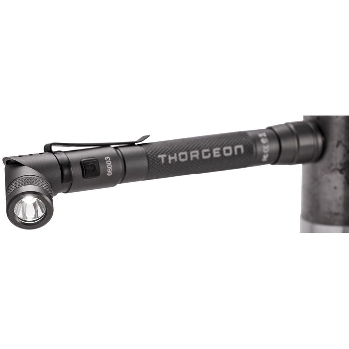 3W, 150lm, Strong Flashlight, IPX5, 2xAAA (Not included), LED Flashlight THORGEON