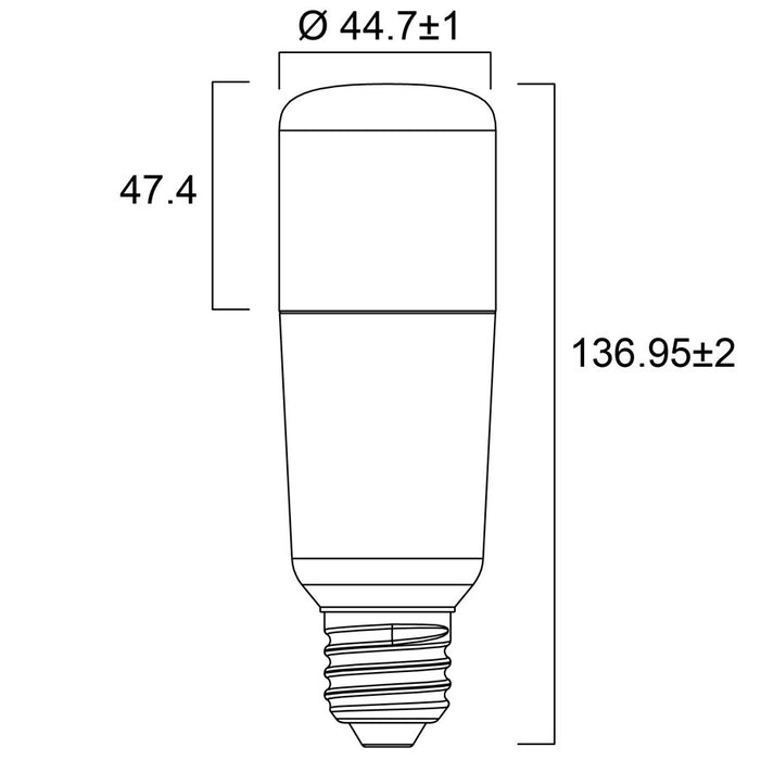 10W, 1055lm, ToLEDo Stick, E27, 2700K, 45x137mm, LED lamp Sylvania