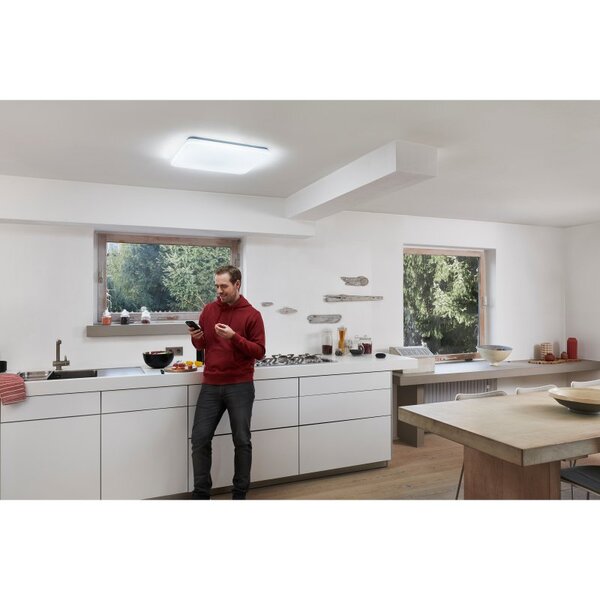 42W, 4000lm Smart+ WiFi Orbis Clean Tunable White IP20, 530x530mm white LED smart ceiling light LEDVANCE