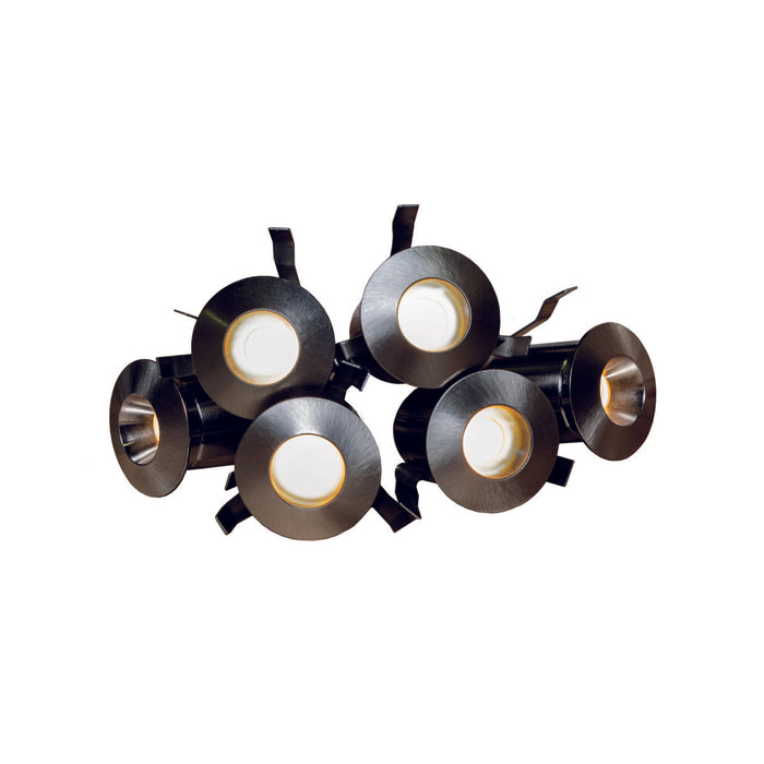 3.8W, 6x20lm, Heatspot G2 Kit, IP44, 2700K LED sauna lighting set Hidealite