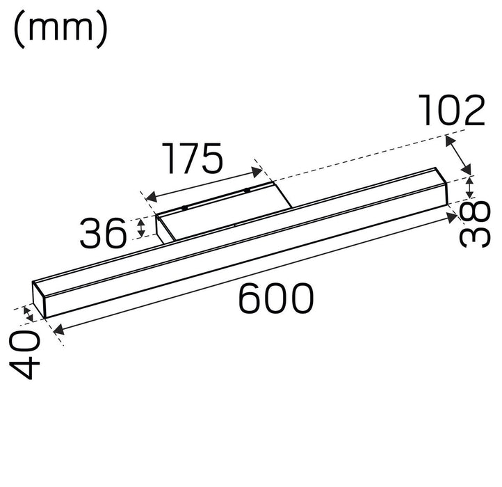 12.5W, 1250lm Mirro IP44, 3000K, Dimmable LED mirror lamp Hidealite