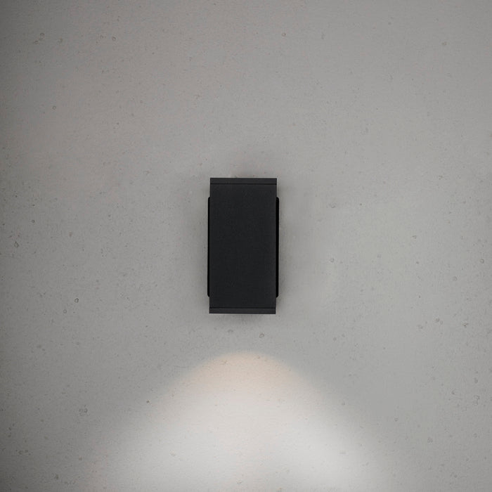 3.5W, 375lm Bloc I IP65, 3000K, Dimmable Anthracite LED wall lamp Hidealite