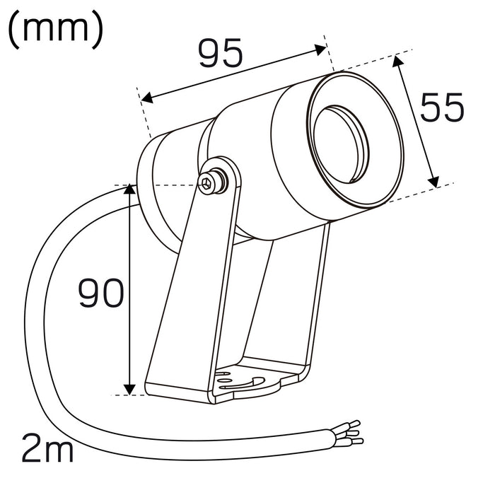 5.5W, 400lm Spot It S IP67, 3000K, Dimmable Silver LED spotlight Hidealite