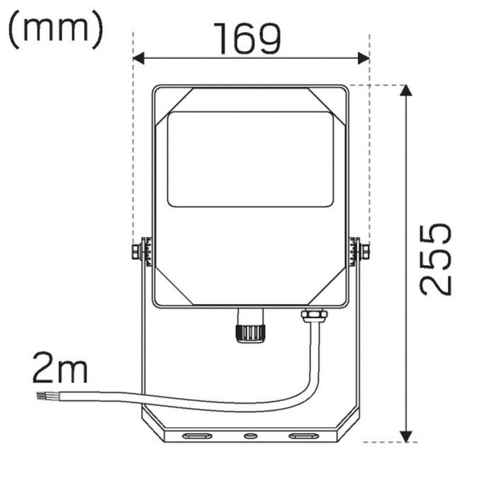 30W, 4250lm, Scout G2 XS IP66, IK08, Asym, 4000K, 168x205x35mm, LED Spotlight Hidealite 