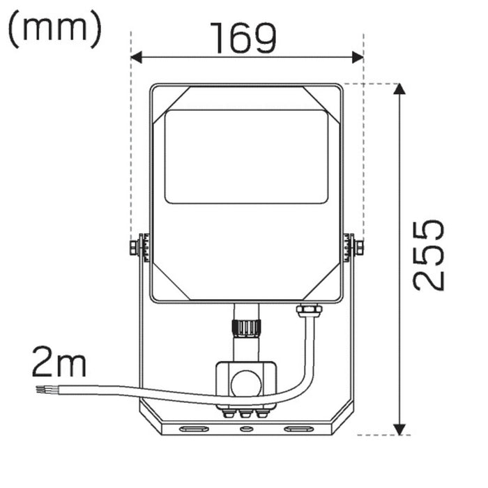 30W, 4250lm, Scout G2 XS IP66, IK08, Asym, 4000K, 168x205x35mm, LED Spotlight Hidealite 