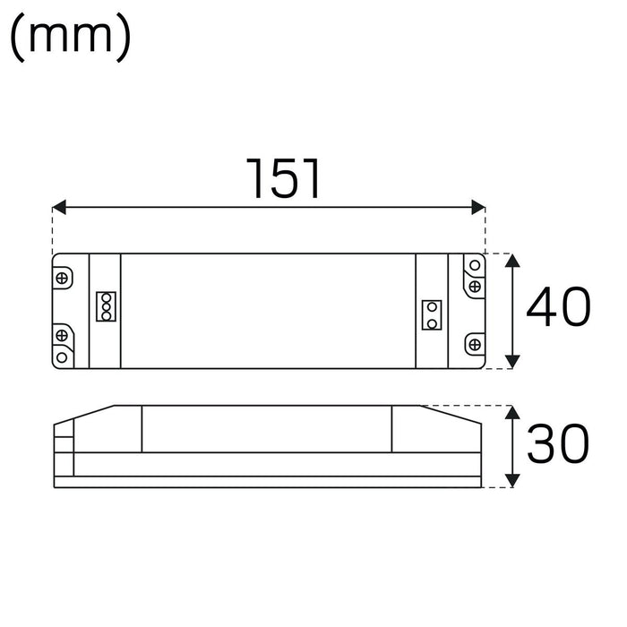 LED transformer SLT 24V 30W Hidealite