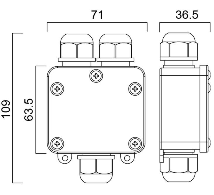 Sylvania Kytkentärasia IP68 - Lumenled Oy