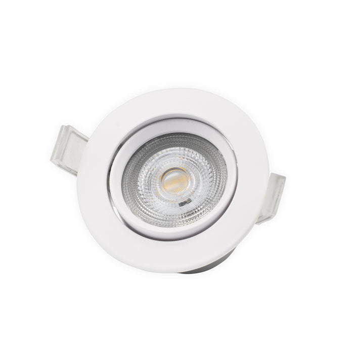 5W, 420lm Recessed Spotlight IP20, 4000K LED-alasvalo Pyöreä säädettävä-Tungsram - Lumenled Oy