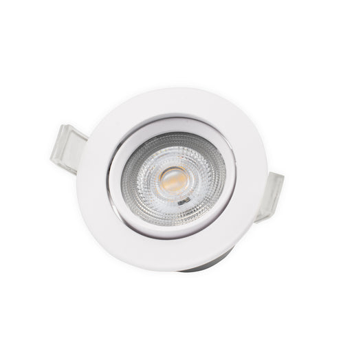 5W, 380lm Recessed Spotlight IP20, 3000K LED-alasvalo Pyöreä säädettävä-Tungsram - Lumenled Oy