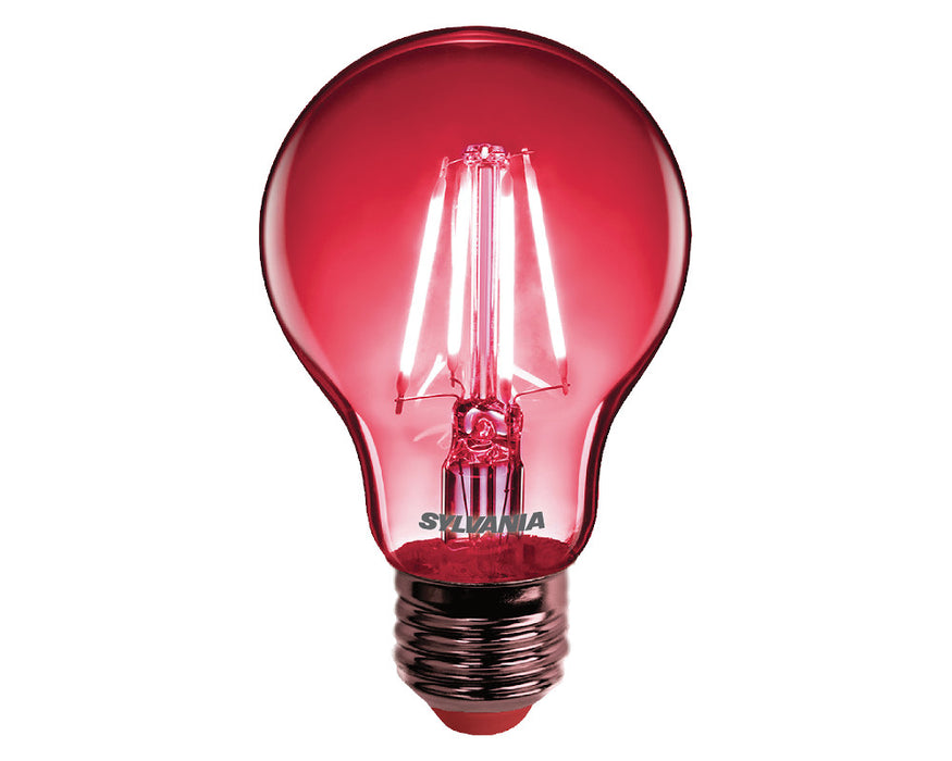 4.1W, 80lm, ToLEDo Festoon Chroma, E27, IP54, 60x106mm, Red LED lamp Sylvania