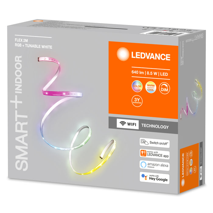 8,5W, 550lm, 2700-6500K Smart+ Wifi DIM RGBTW Flex 2m LED nauha LEDVANCE